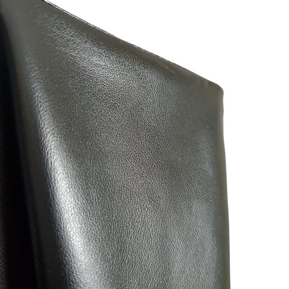 Frederick's of Hollywood Size 20 Skirt PVC Polyurethane Back Zip Pencil Black - Picture 4 of 4